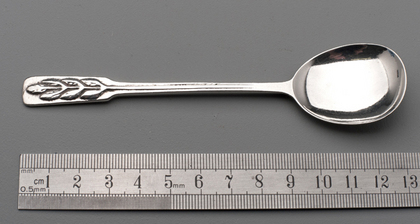 Dryad Metal Works Arts & Crafts Silver Jam Spoon